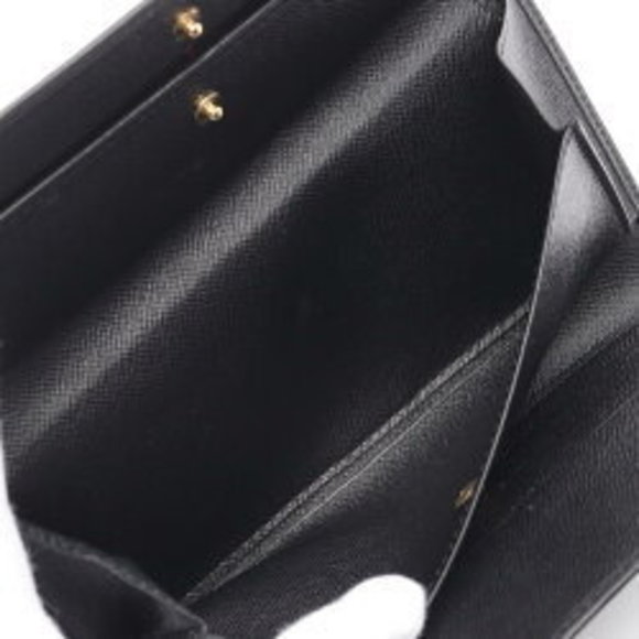 Louis Vuitton Porte Tresor Tri Long Wallet Epi Leather Black - Picture 7 of 8